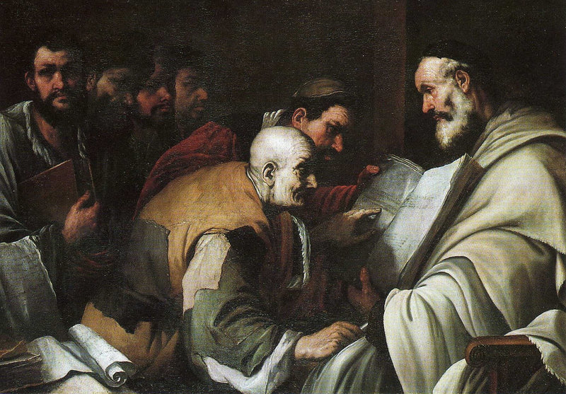 Versammlung von Geistlichen - Luca Giordano