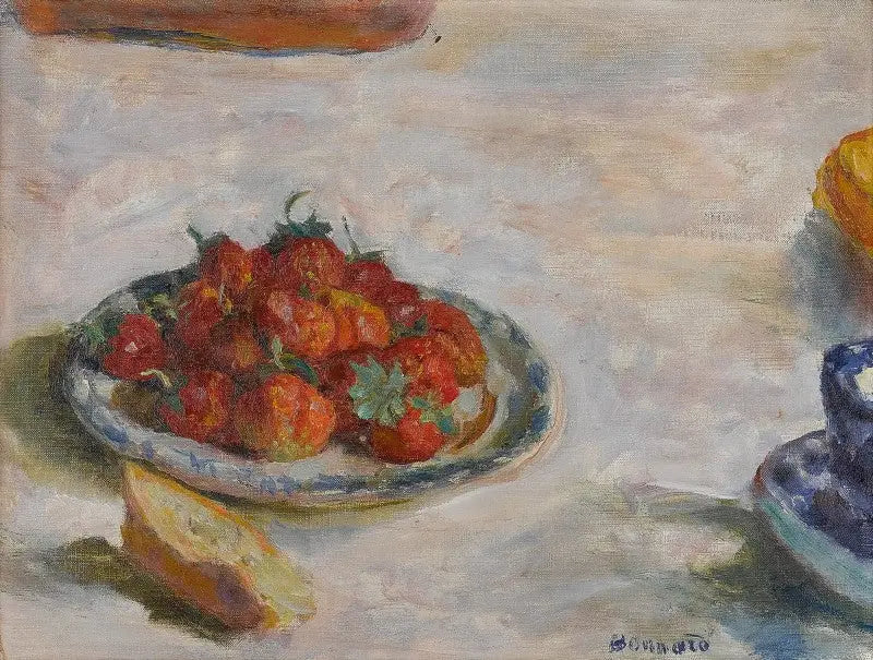 Erdbeerteller - Pierre Bonnard