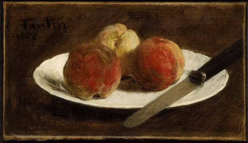 Pfirsichplatte - Henri Fantin-Latour