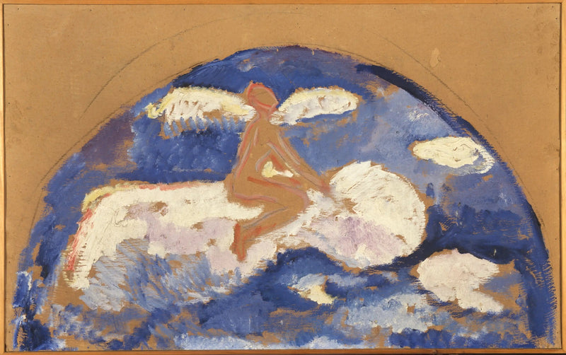Auf einer Wolke - Edvard Munch