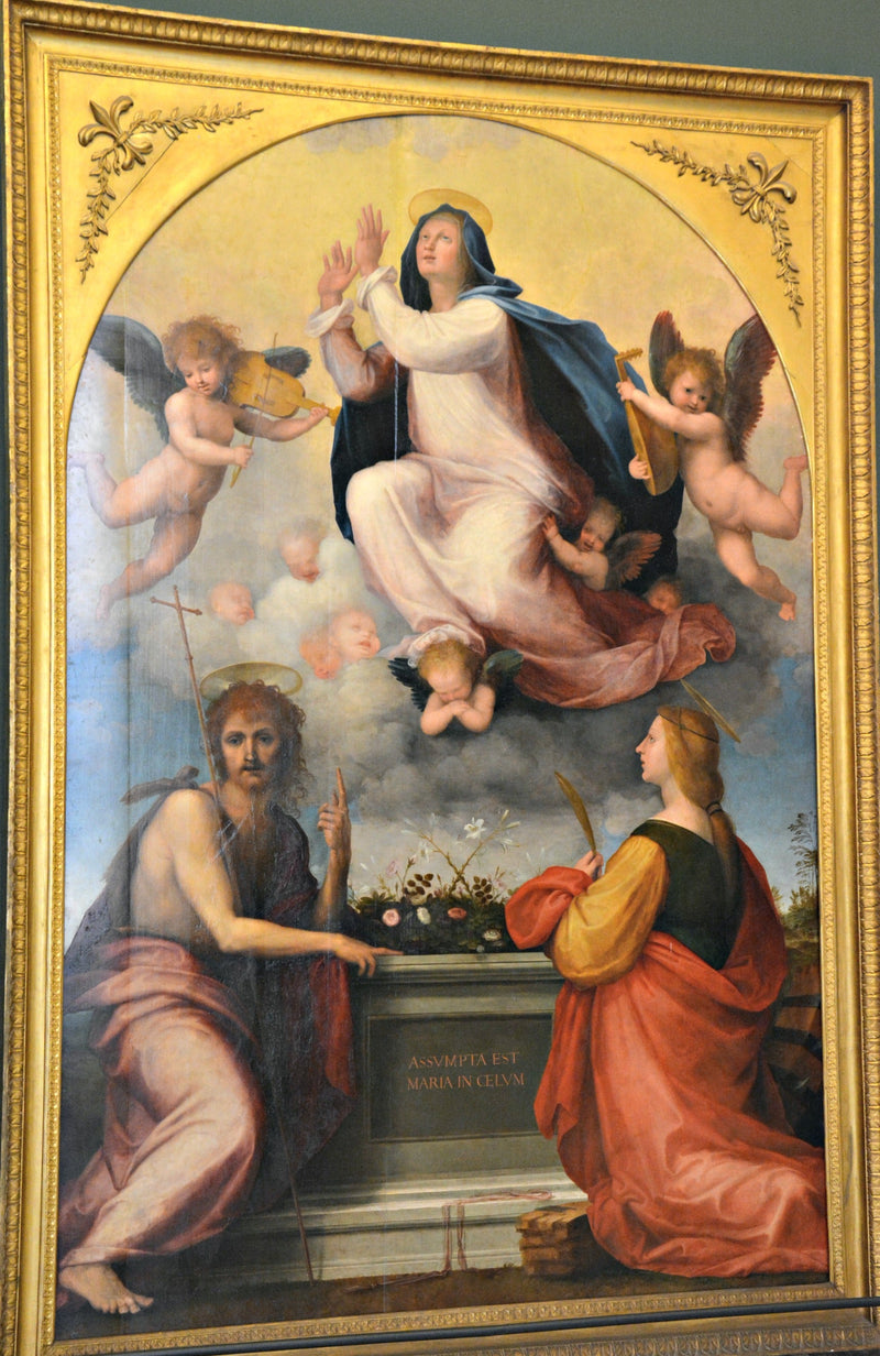Himmelfahrt der Jungfrau mit Johannes dem Täufer und Katharina von Alexandria - Fra Bartolomeo