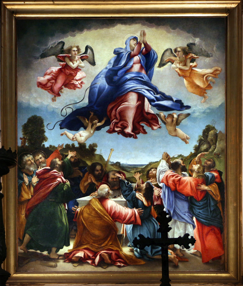 Annahme der Jungfrau (Lotto Celana) - Lorenzo Lotto