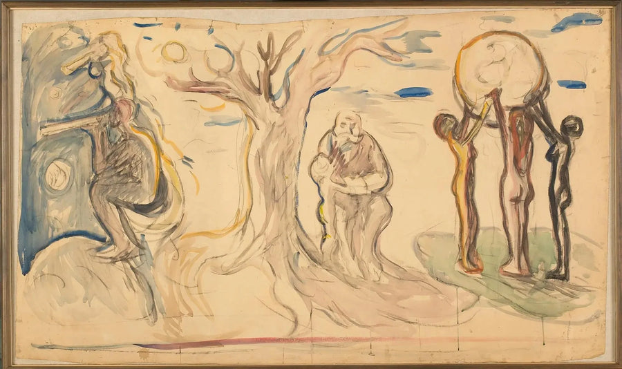 Astronomie, Geschichte und Geographie - Edvard Munch