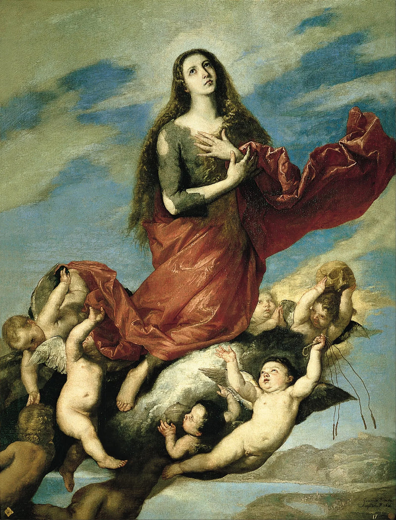 Asunción de la Magdalena, von José de Ribera - Jusepe de Ribera