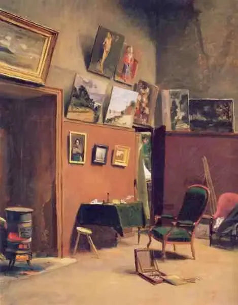 Atelier in der Furstenbergstraße - Frédéric Bazille