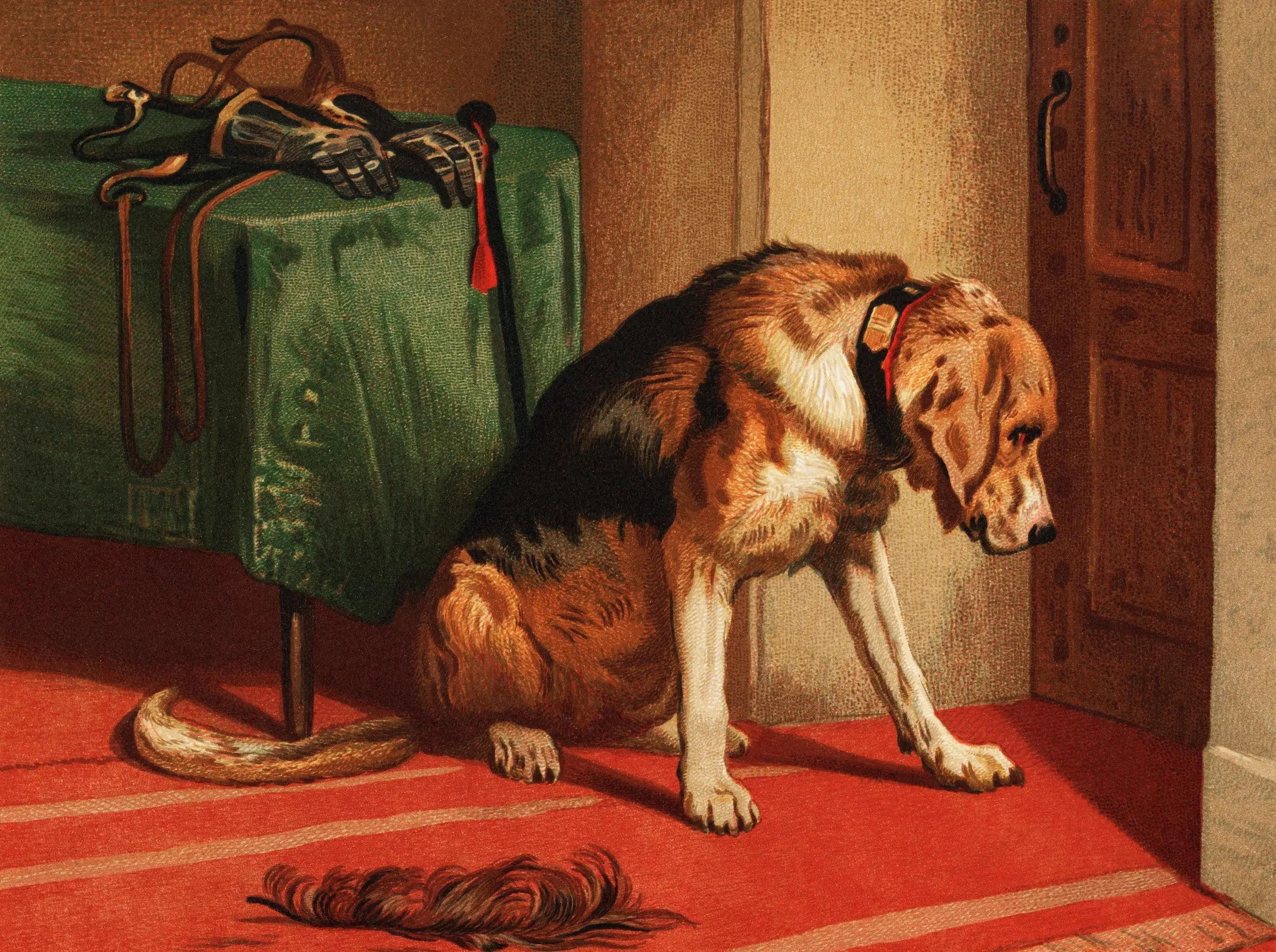 Attente - Edwin Henry Landseer - Alpha Reproduction