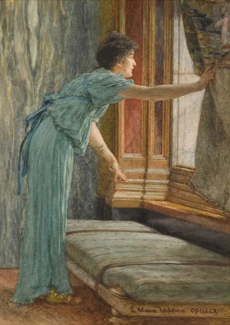 Erwartung (Ungeduld) - Lawrence Alma-Tadema