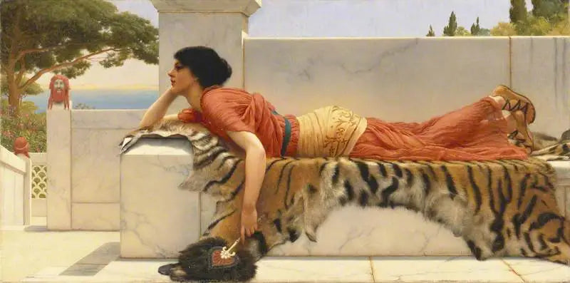 Erwartung - John William Godward