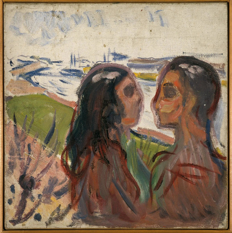 Anziehung in der Landschaft - Edvard Munch