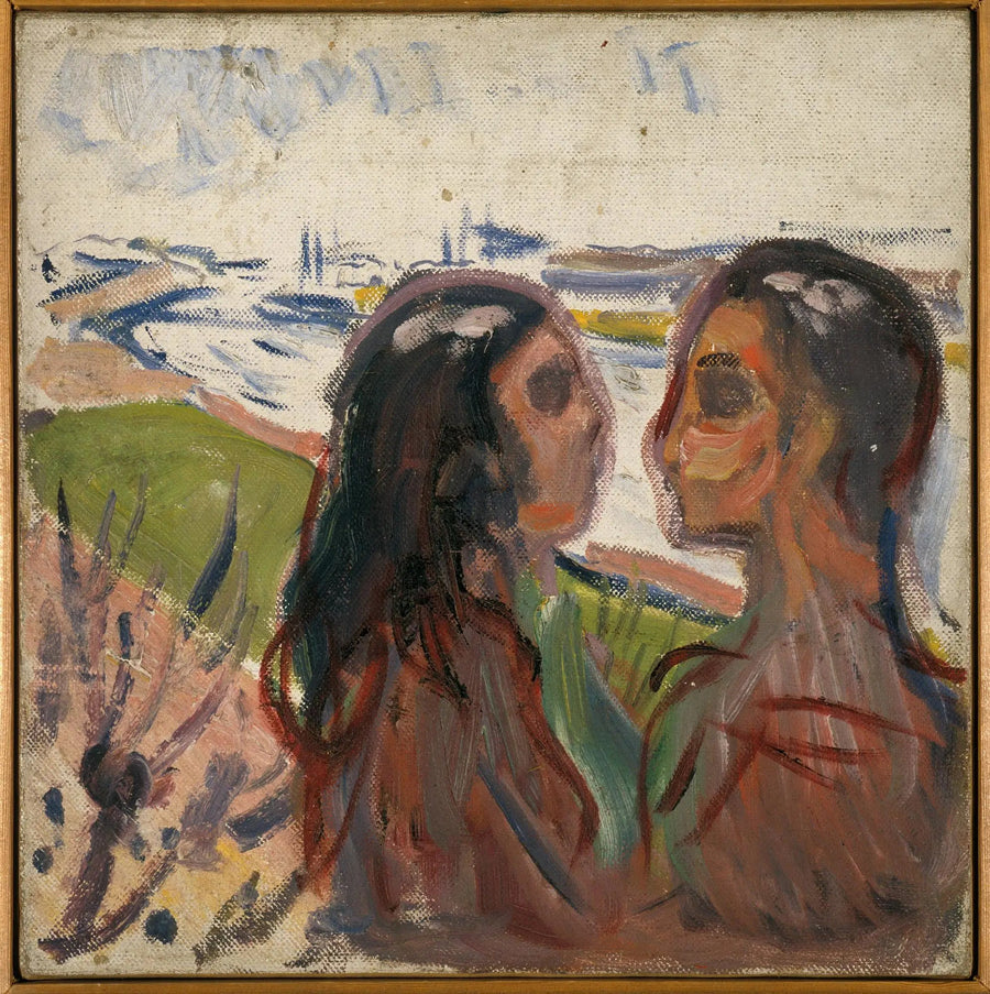 Anziehung in der Landschaft - Edvard Munch