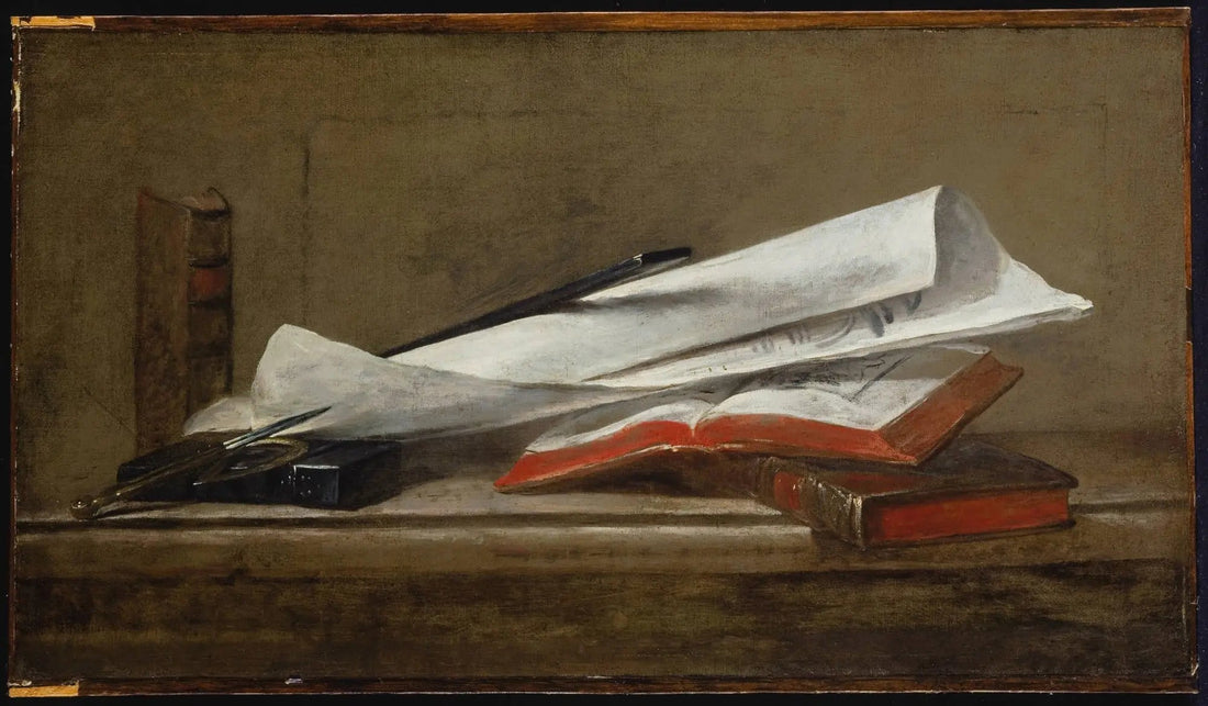 Attribute des Architekten - Jean Siméon Chardin