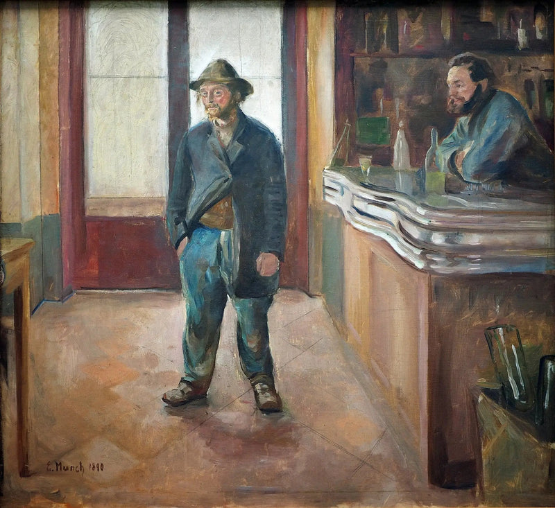 Am Bar - Edvard Munch