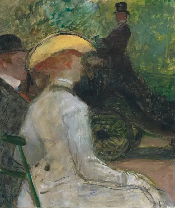 Im Bois de Boulogne - Henri de Toulouse-Lautrec