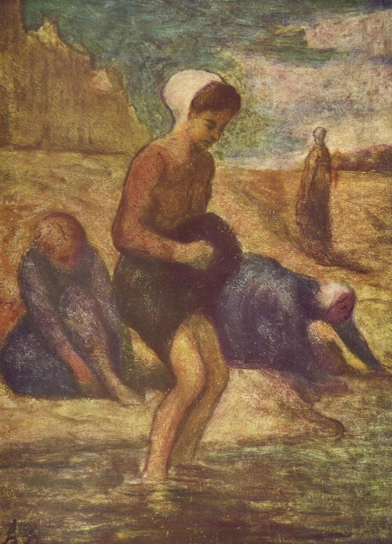 Am Wasserufer - Honoré Daumier