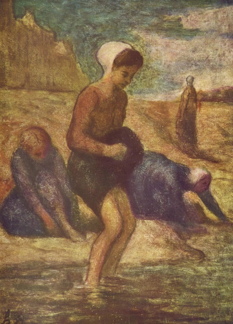 Am Wasserufer - Honoré Daumier