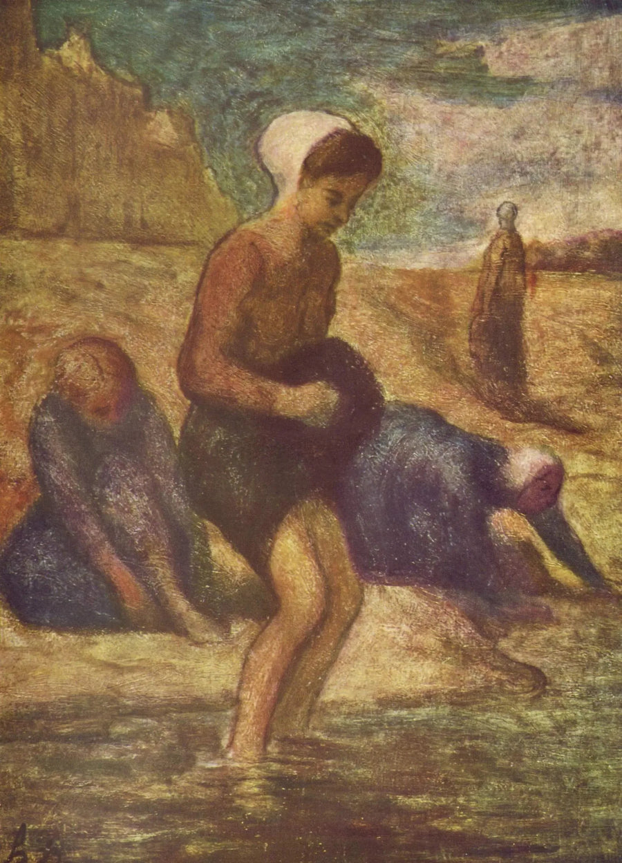 Am Wasserufer - Honoré Daumier