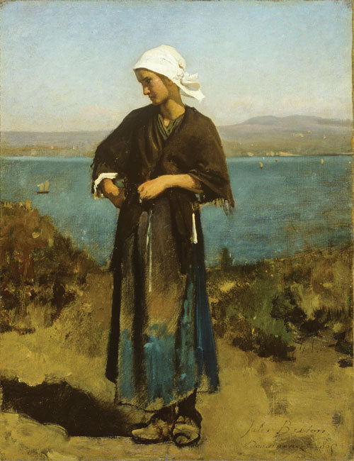 Am Meerufer - Jules Breton