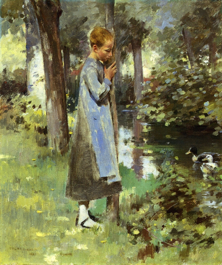 Am Flussufer - Theodore Robinson