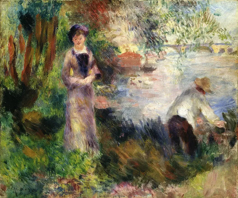Am Ufer der Seine in Argenteuil - Pierre-Auguste Renoir