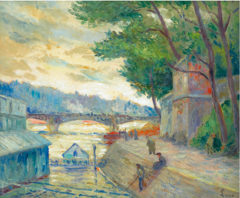 Au bord de la Seine - Maximilien Luce - Alpha Reproduction