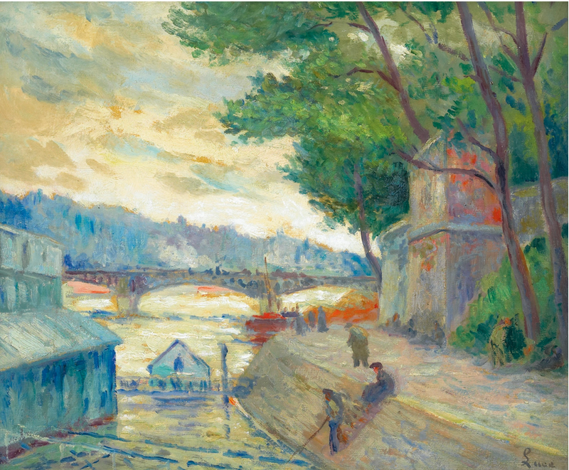 Am Ufer der Seine - Maximilien Luce