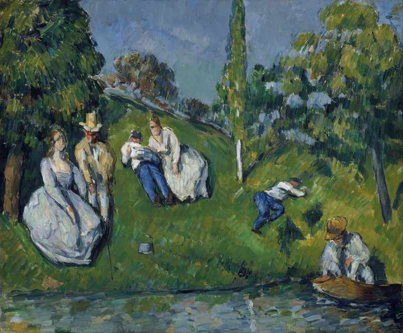 Am Teichufer - Paul Cézanne