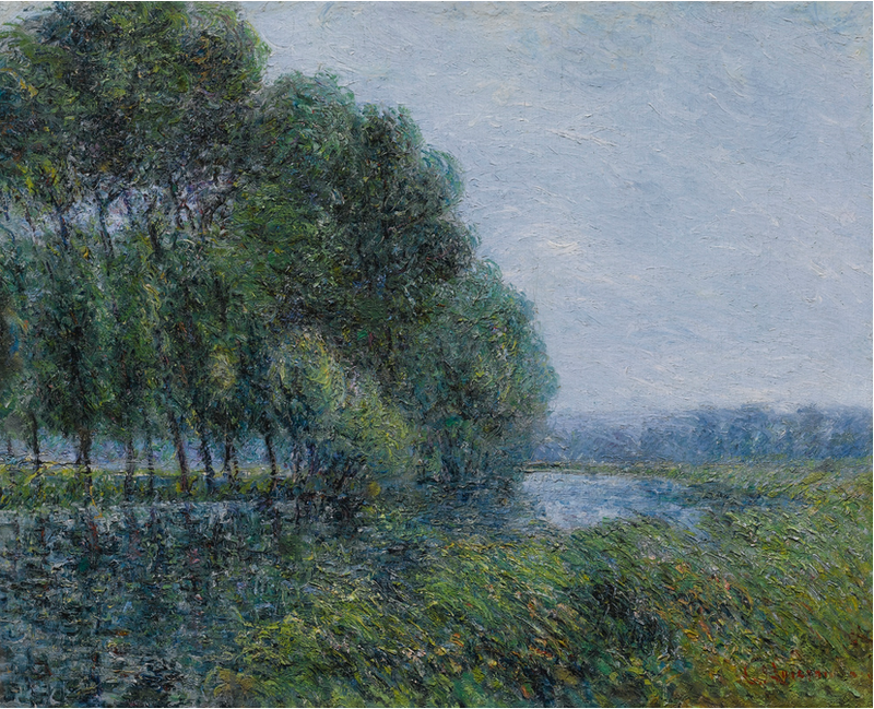 Am Ufer der Eure im Frühling - Gustave Loiseau