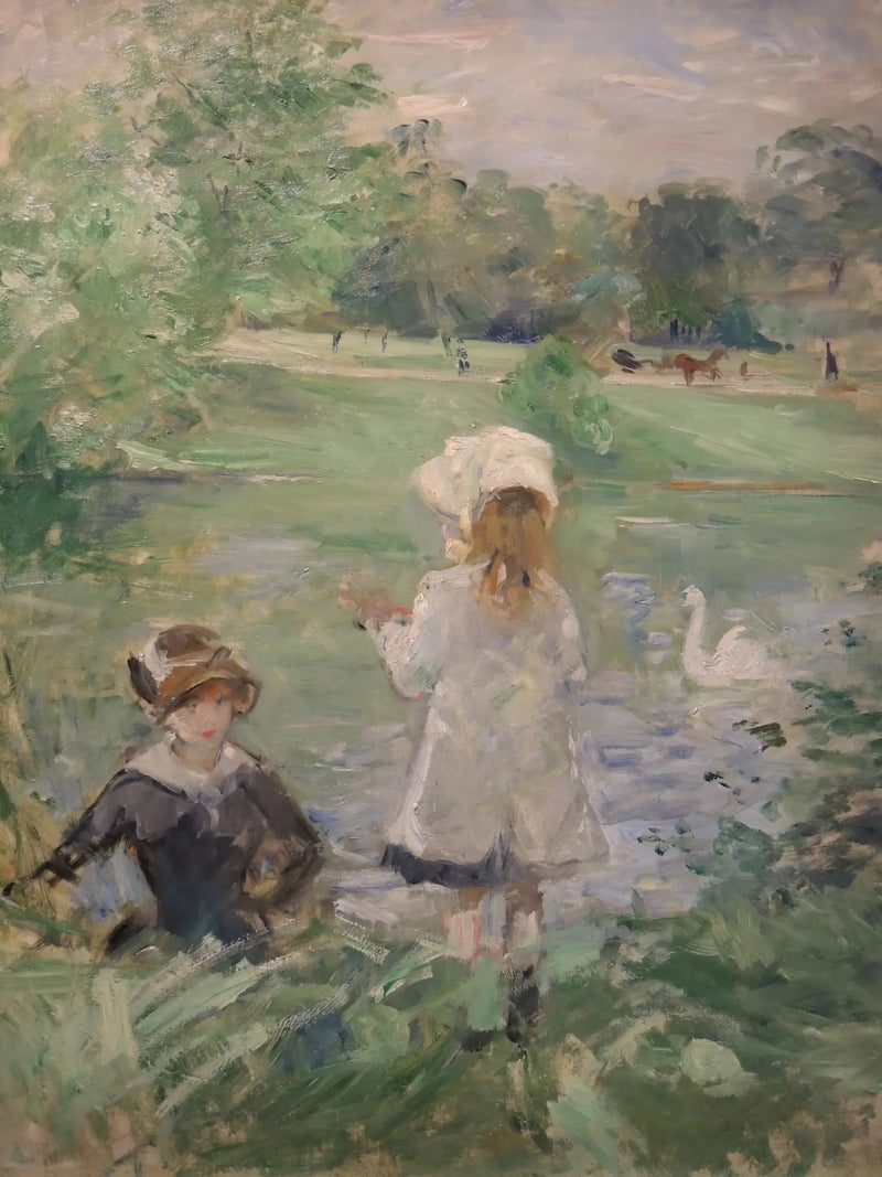 Am Ufer des Sees - Berthe Morisot