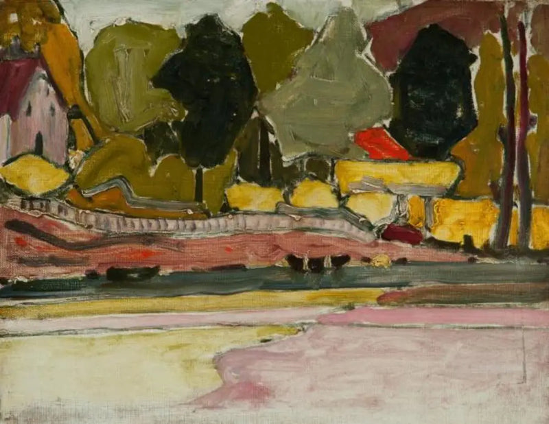 Am Ufer eines Flusses - Piet Mondrian