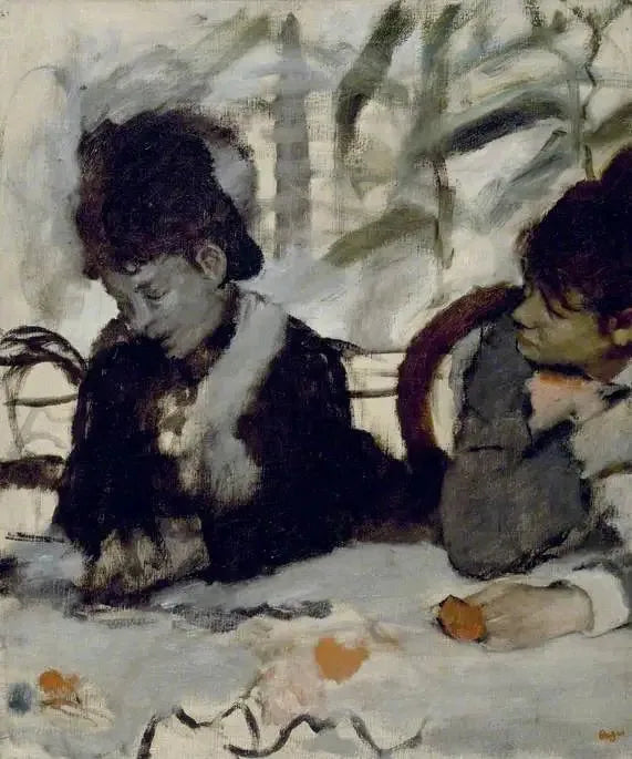 Im Café - Edgar Degas