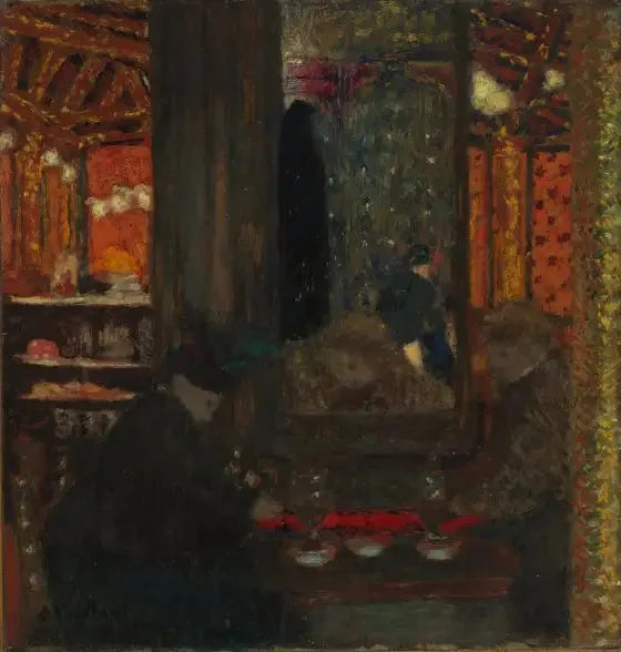 Im Café - Édouard Vuillard