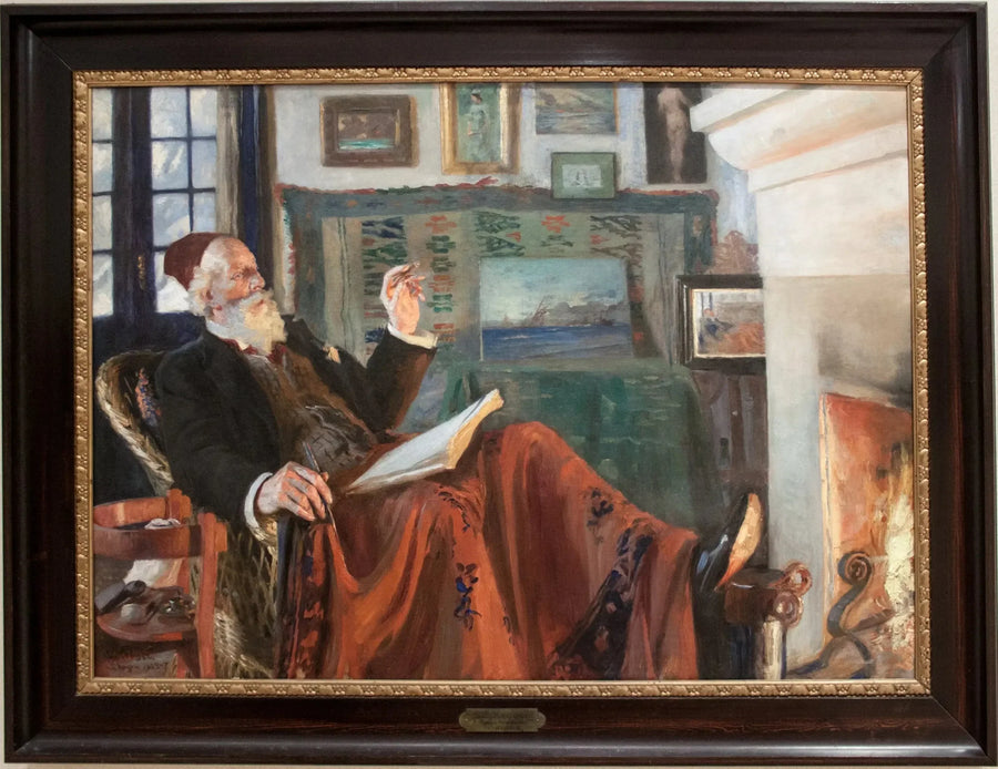 Am Kamin - Peder Severin Krøyer