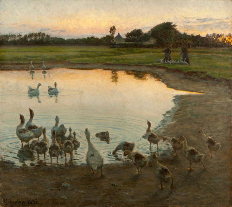 Bei Sonnenuntergang – Viggo Johansen