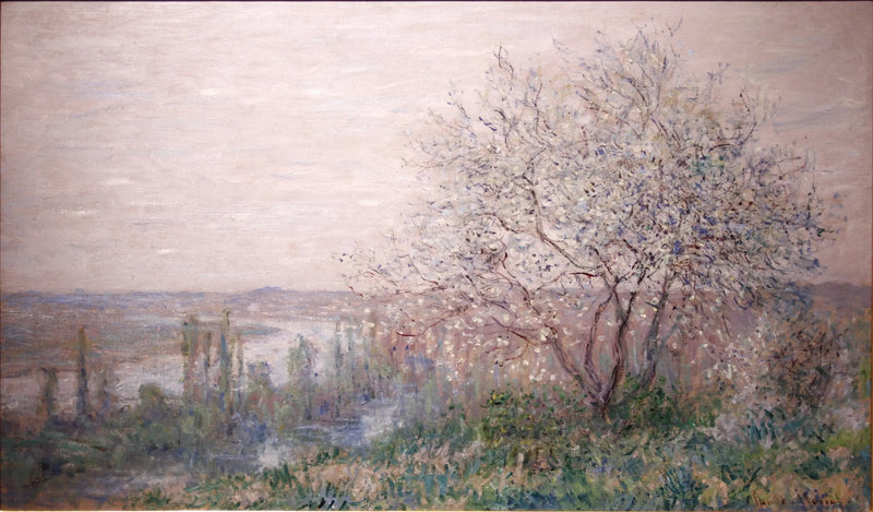 Über Vétheuil, Frühlingsstimmung - Claude Monet