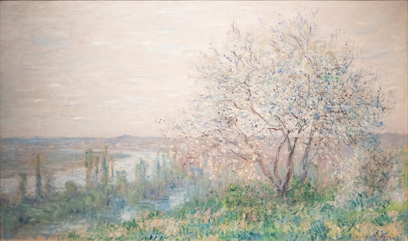 Oberhalb von Vétheuil, Federeffekt W587 - Claude Monet