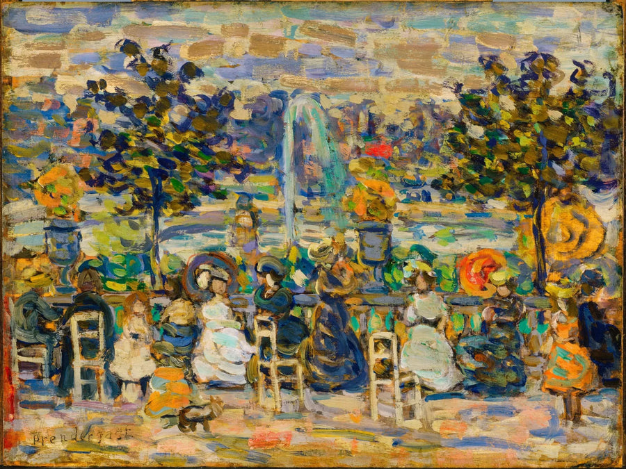 Im Jardin du Luxembourg - Maurice Prendergast
