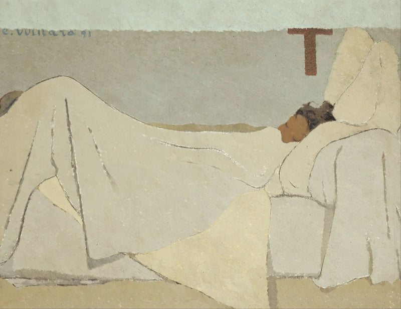 Im Bett - Édouard Vuillard