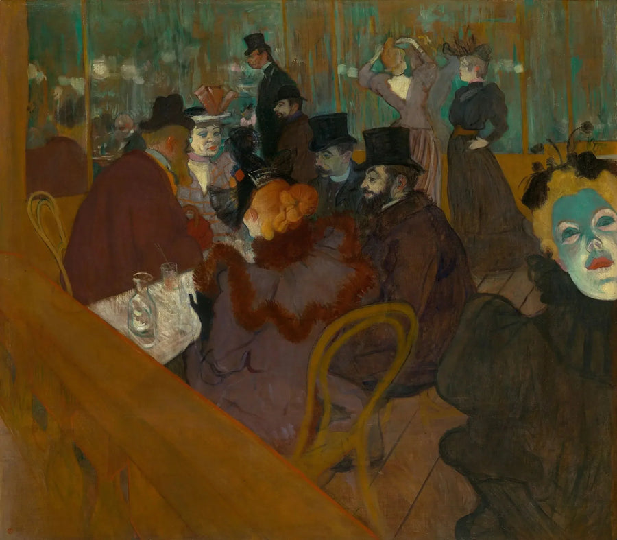 Im Moulin-Rouge - Henri de Toulouse-Lautrec