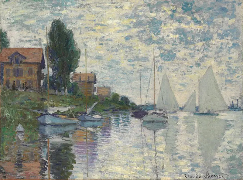 In Petit-Gennevilliers - Claude Monet