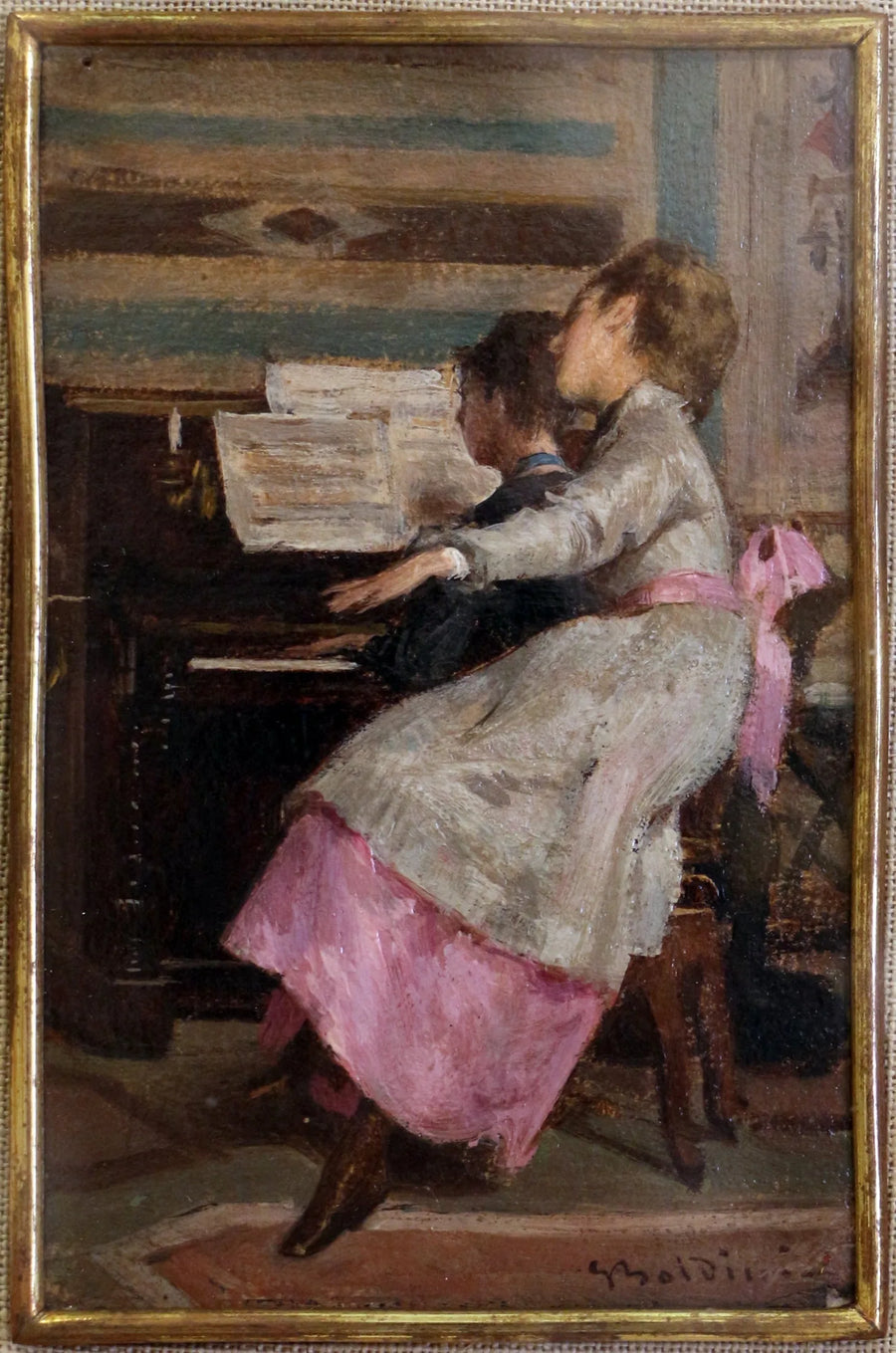 Am Klavier - Giovanni Boldini