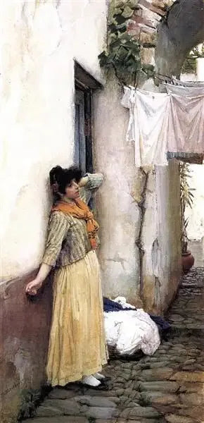 In Ruhe - John William Waterhouse