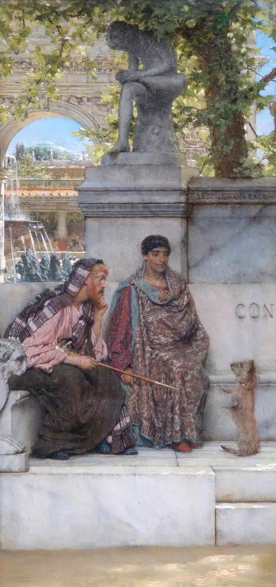 Zur Zeit Konstantins - Lawrence Alma-Tadema