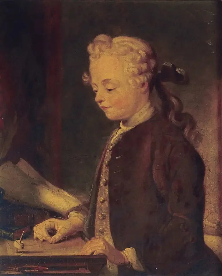Auguste-Gabriel Godefroy (Das Kind mit dem Tonton) - Jean Siméon Chardin