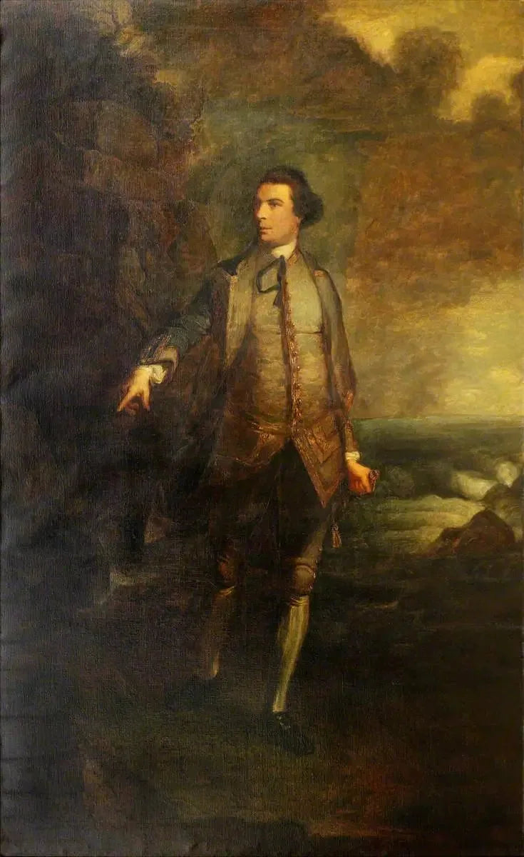 Augustus Keppel, 1er Vicomte Keppel (1725–1786), Marineadmiral der Blauen Flotte - Joshua Reynolds