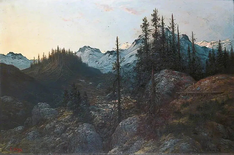 Aurore. Erinnerung an die Alpen - Gustave Doré