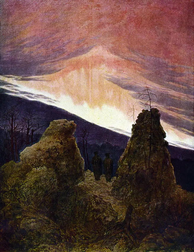 Nordlichter - Caspar David Friedrich