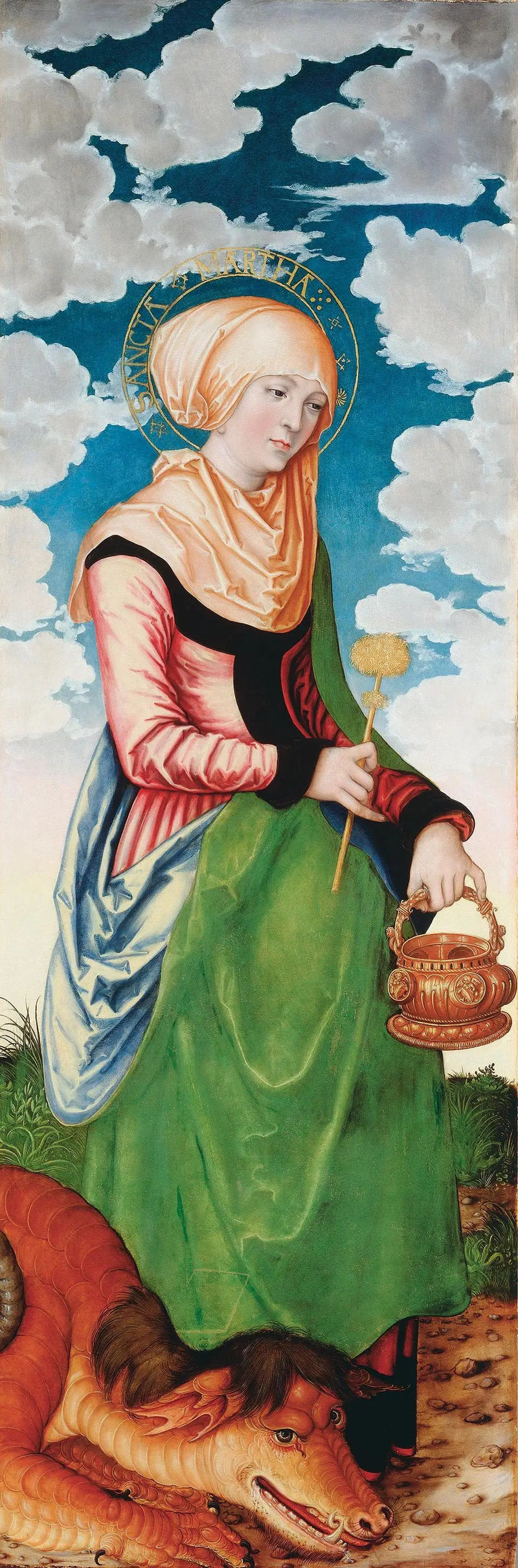 Madeleine-Altar: Heilige Martha - Lucas Cranach der Ältere