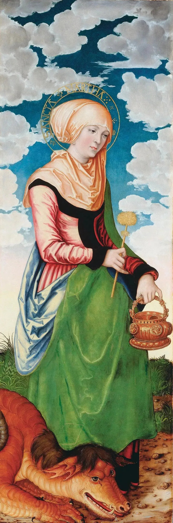 Madeleine-Altar: Heilige Martha - Lucas Cranach der Ältere