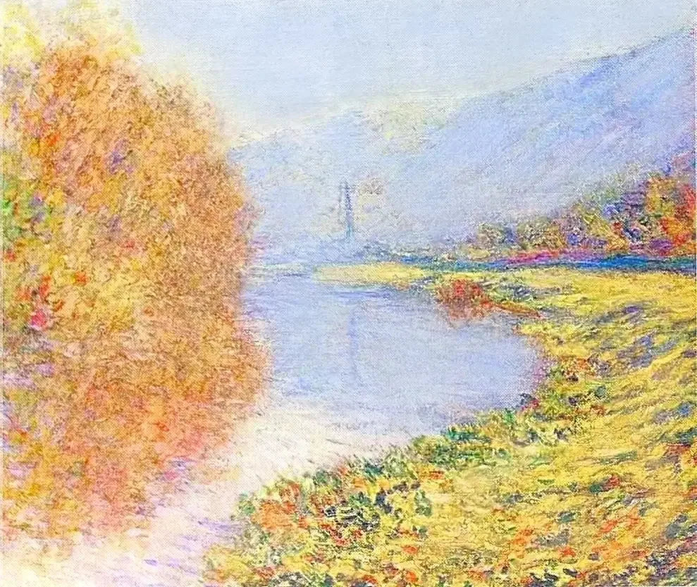 Automne à Jeufosse - Claude Monet image 1 tableau peint à l’huile sur toile