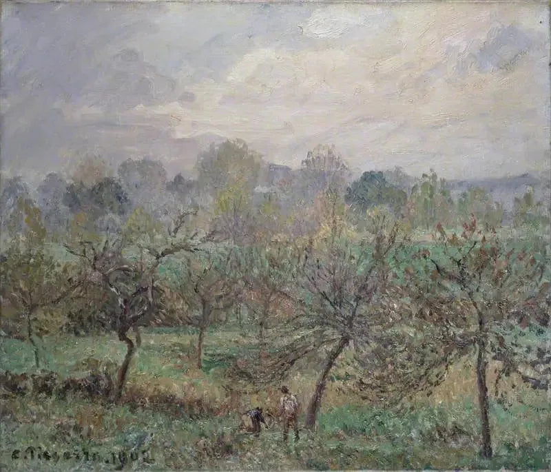 Herbst, Morgennebel, Éragny-sur-Epte - Camille Pissarro